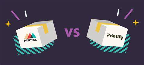 Vergleichstabelle: Gelato vs Printful vs Printify (Icon-Leiste)