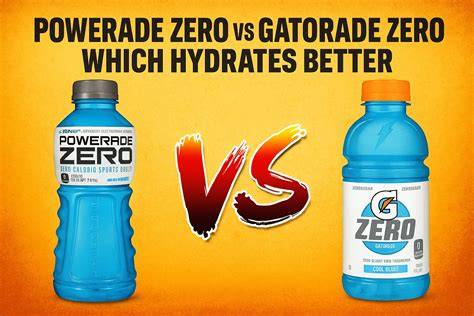 Vergleichstabelle: Isodrink mit Zucker vs. Powerade Zero vs. Light-Limo