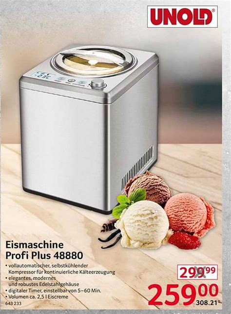 Vergleichstabelle Unold Eismaschinen und Profi Plus im Fokus