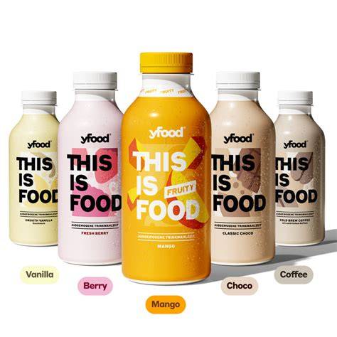 Vergleichstabelle der Nährwerte von YFood und Huel