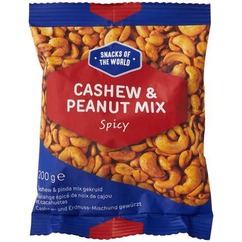 Verhältnis Cashew zu Erdnuss in der Mischung (Kreisdiagramm)