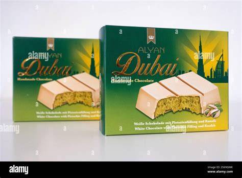 Verpackte Dubai Schokolade im Einzelhandel