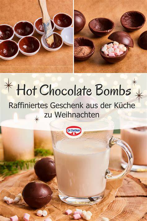Verpackte Hot Chocolate Bombs als Geschenk