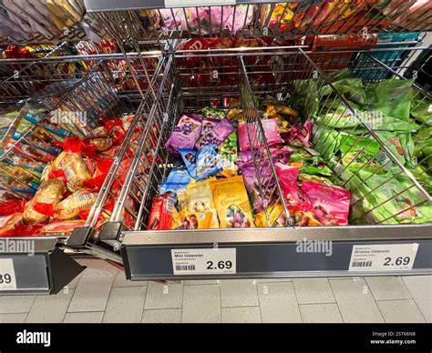 Verpackte Nougatprodukte im Verkauf
