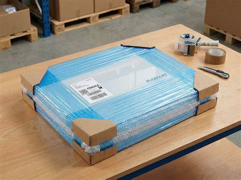 Verpackte Tafeln bereit für Versand und Einzelhandel