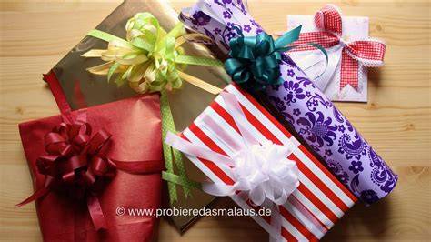 Verpackte essbare Unterwäsche als Geschenk