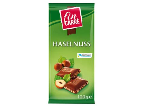 Verpackung Fin Carré Haselnuss (Tafelabbildung)
