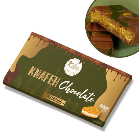 Verpackung Kikis Kitchen Knafeh Chocolate Pistachio
