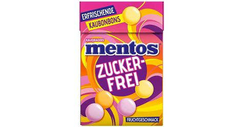 Verpackung Mentos Zuckerfrei Papp-Flip-Top-Box