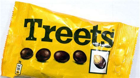 Verpackung der originalen Treets Schokolinsen