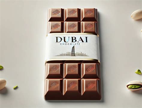 Verpackung einer Dubai-Style Schokolade