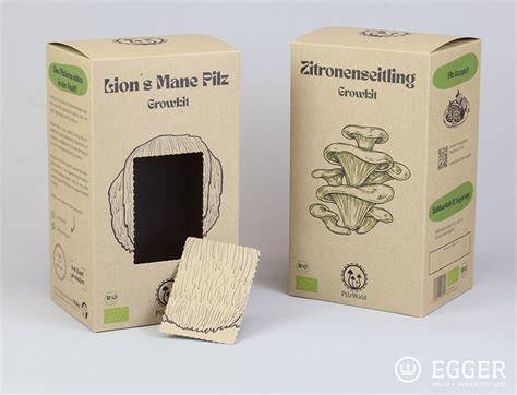 Verpackung mit Zuckerrübenfasern und Recyclingpapier