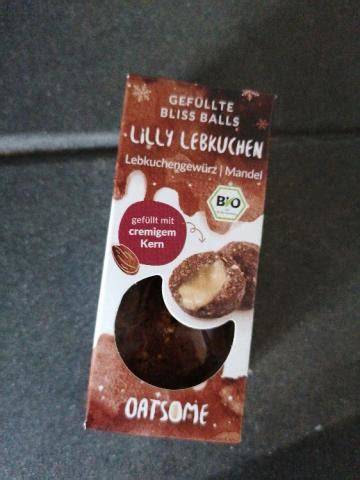 Verpackung und Kugeln Oatsome Lilly Lebkuchen