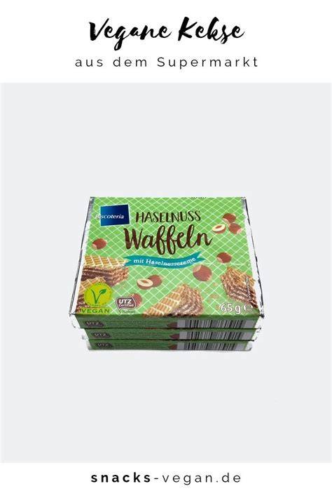 Verpackung und Präsentation Haselnuss Waffeln bei Netto