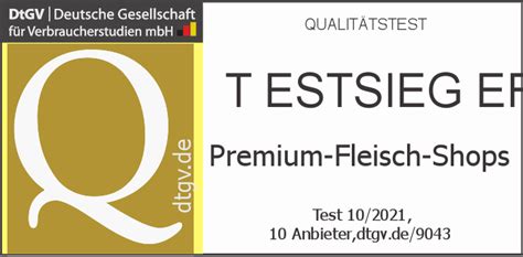 Verpackung und Qualitätssiegel