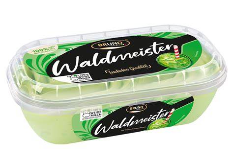 Verpackung und Zutaten Waldmeister Pudding Pulver