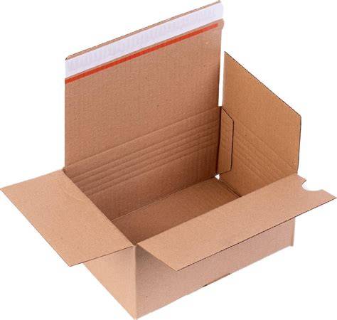Versandkarton mit Bio-Füllmaterial aus Maisstärke und Papierklebeband