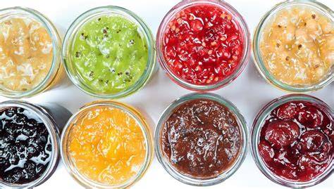 Verschiedene Anwendungen: Marmelade, Soße, Gelee