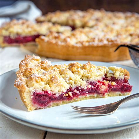 Verschiedene Apfel Kirsch Kuchen-Varianten