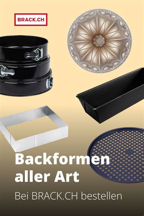 Verschiedene Backformen für Apfel-Marzipan-Kuchen in der Übersicht