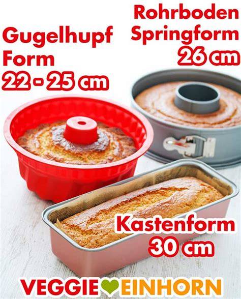 Verschiedene Backformen für Rührkuchen