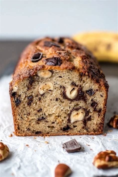 Verschiedene Bananenbrot Varianten: mit Nüssen, Schokolade, Kokosraspeln
