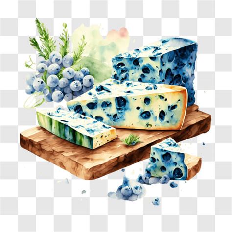 Verschiedene Beeren auf einem Holzbrett, Backzutaten und eine Torte