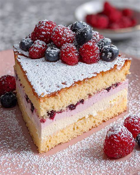 Verschiedene Beeren für die Torte