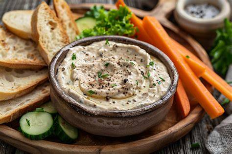 Verschiedene Dessertvariationen mit schwarzem Knoblauch