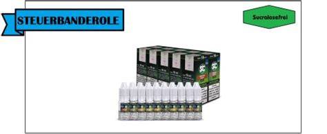 Verschiedene E-Liquid Geschmacksrichtungen - Früchte und Tabak