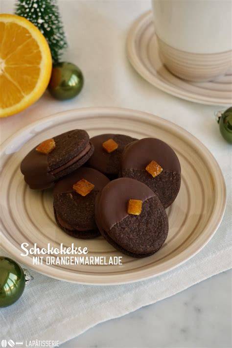 Verschiedene Füllungen: Nussnougat, Orangenmarmelade, Ganache