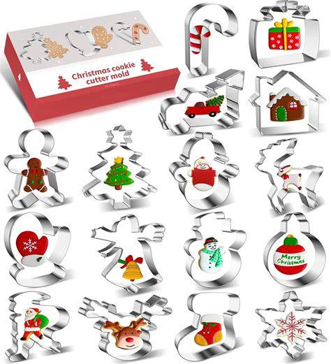 Verschiedene Formen und Motive von Weihnachtsschokolade