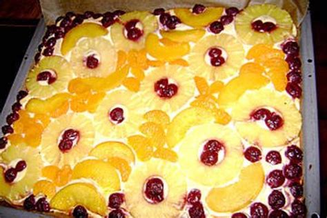 Verschiedene Früchte für Quarkkuchen