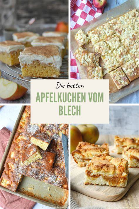 Verschiedene Glasuren für Apfelkuchen - Infografik