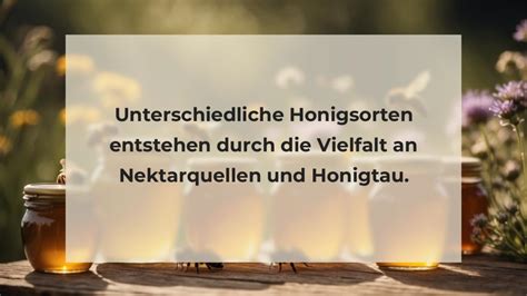 Verschiedene Honigsorten und ihre Herkunft