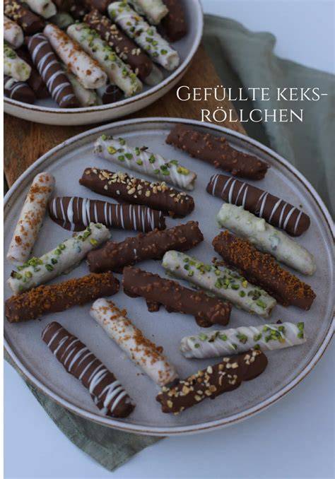 Verschiedene Keks-Dekorationsmöglichkeiten
