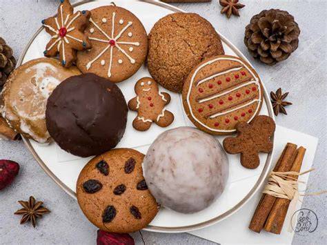 Verschiedene Lebkuchen und Pfefferkuchen