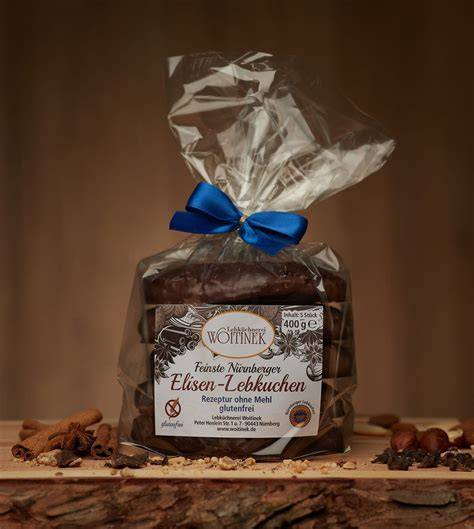 Verschiedene Lebkuchenarten: Schoko, Oblaten, Elisen