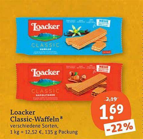 Verschiedene Loacker Sorten: Choco & Nuts, Coco, Cereals