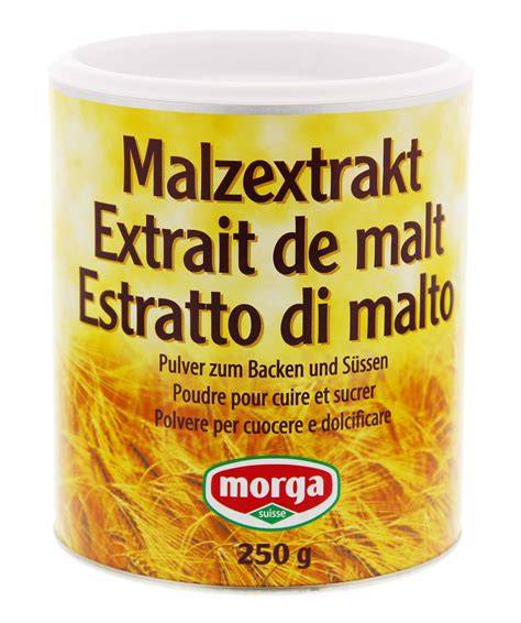 Verschiedene Malzextrakt-Typen