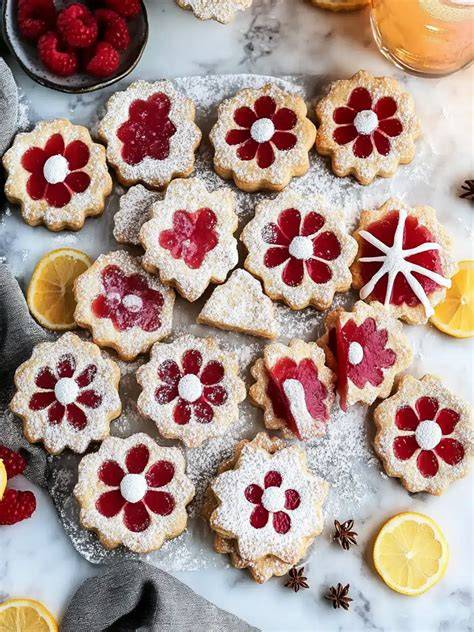 Verschiedene Marmeladensorten für Linzer Plätzchen