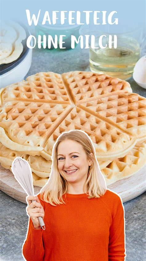 Verschiedene Mehle und Zutaten für den Waffelteig