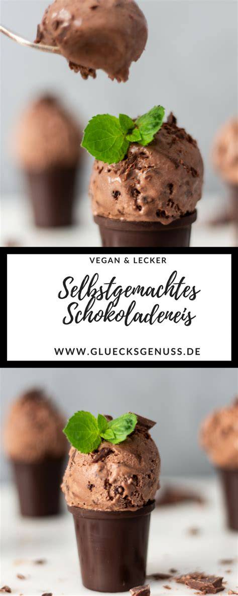 Verschiedene Milchalternativen und veganes Schokoladeneis