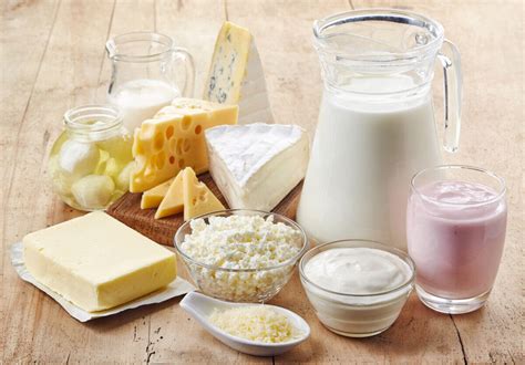 Verschiedene Milchprodukte als Quark-Ersatz