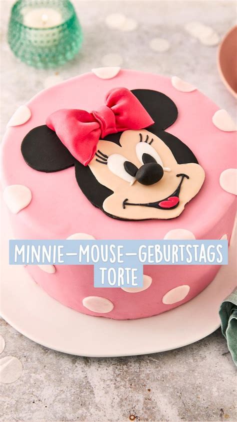 Verschiedene Minnie Mouse Torten als Inspiration für Kindergeburtstag