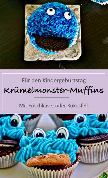Verschiedene Monster-Kuchen-Varianten: Krümelmonster, Slime-Monster, Frankensteins