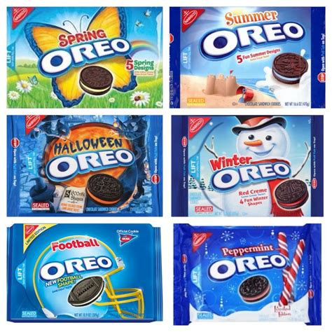 Verschiedene Oreo Sorten und Limited Editions