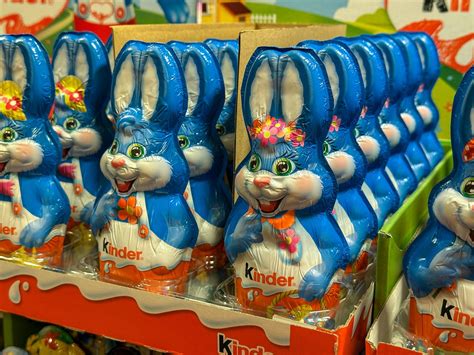 Verschiedene Osterhasen-Marken: Lindt, Milka, Kinder
