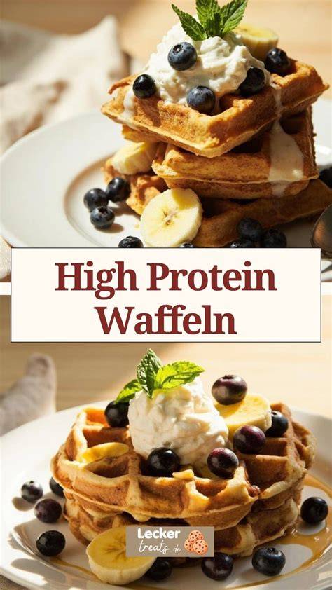 Verschiedene Proteinpulver und Zutaten für High Protein Waffeln