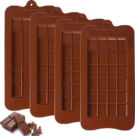 Verschiedene Schokoladenformen: Tafel, Riegel, Pralinen